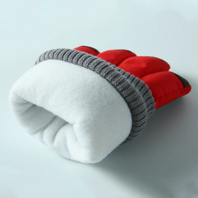 Lastele talvised veekindlad lumekindad ühevärvilised multifilmikaru soojusisolatsiooniga tuulekindlad spordisuusakindad soojad labakindad 3-6 aastat