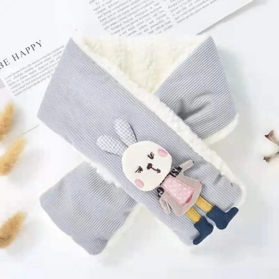 Eșarfă drăguță de desene animate pentru copii pentru copii 2-6 ani eșarfe pentru copii de iarnă îngroșare caldă plus șaluri de catifea guler băieți fete produse calde