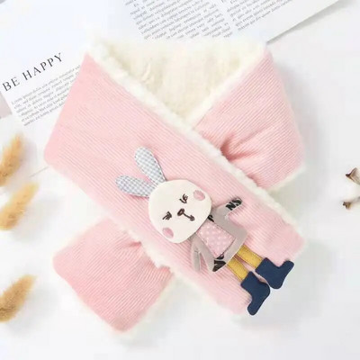 Eșarfă drăguță de desene animate pentru copii pentru copii 2-6 ani eșarfe pentru copii de iarnă îngroșare caldă plus șaluri de catifea guler băieți fete produse calde