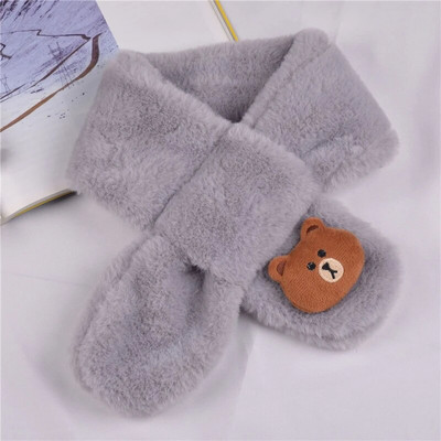 Eșarfă drăguță de desene animate pentru copii pentru copii 2-6 ani eșarfe pentru copii de iarnă îngroșare caldă plus șaluri de catifea guler băieți fete produse calde