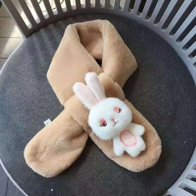 Eșarfă drăguță de desene animate pentru copii pentru copii 2-6 ani eșarfe pentru copii de iarnă îngroșare caldă plus șaluri de catifea guler băieți fete produse calde