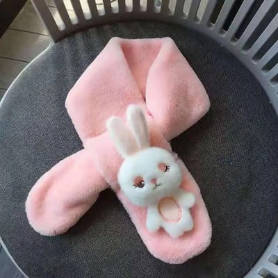 Eșarfă drăguță de desene animate pentru copii pentru copii 2-6 ani eșarfe pentru copii de iarnă îngroșare caldă plus șaluri de catifea guler băieți fete produse calde