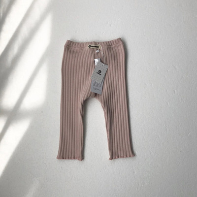 0-24M Nou-născut Bebeluș Băiat Fată Haine Bumbac Stretch Pantaloni Fetiță Dulci Dulci Casual Leggings Unii Pantaloni Nou-Născut
