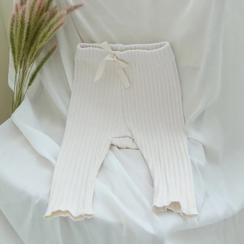 0-24 εκ. Νεογέννητα ρούχα για κοριτσάκια Βαμβακερά ελαστικά βρεφικά παντελόνια για κοριτσάκι Χαριτωμένο γλυκό καθημερινό απλό κολάν Newborn παντελόνι