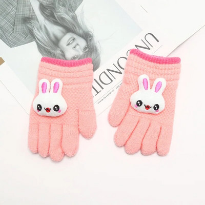 1-3 χρονών μωρό Χειμερινά γάντια χεριών Χοντρά πιο ζεστά πλεκτά γάντια χοντρά γάντια για παιδιά χαριτωμένα γάντια κινουμένων σχεδίων για αγόρια κορίτσια