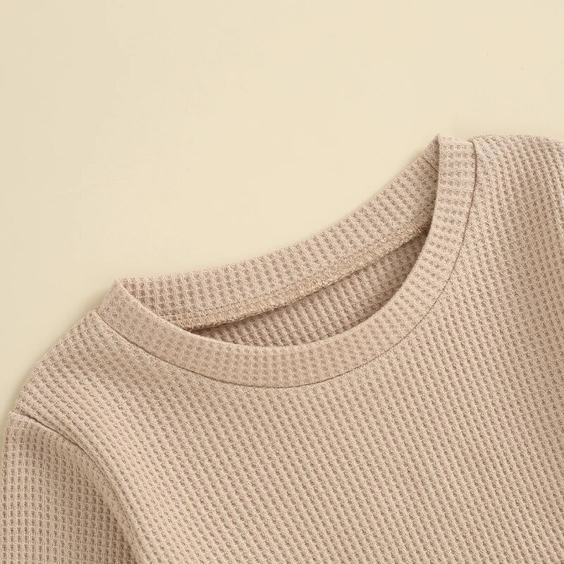 Citgeett Φθινοπωρινό νήπιο μωρό αγόρι κορίτσι παντελόνι σετ μακρυμάνικο φούτερ Ελαστική μέση στολή Φθινοπωρινά ρούχα