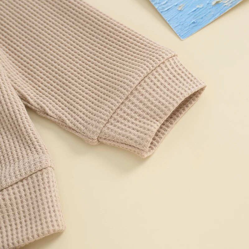 Citgeett Φθινοπωρινό νήπιο μωρό αγόρι κορίτσι παντελόνι σετ μακρυμάνικο φούτερ Ελαστική μέση στολή Φθινοπωρινά ρούχα