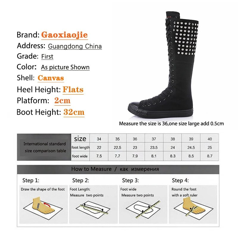 Hingavad pitsist lõuendist saapad Naiste mood vabaaja kõrge ülaosaga kõrge toruga saapad 2020. aasta kuuma sügise küljetõmblukuga esikinnitusega naiste kingad