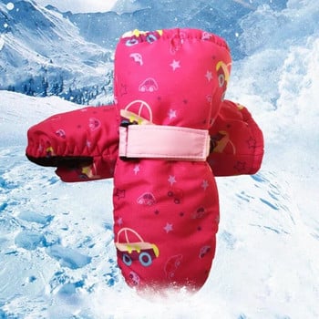 Παιδικά Παιδικά Γάντια Σκι Winter Snow Snowboard Αδιάβροχο Αδιάβροχο Αθλητικό Εξωτερικό Ρυθμιζόμενο Παχύ Γάντι Καρπού