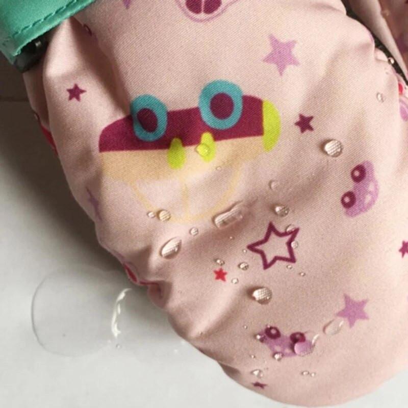 Παιδικά Παιδικά Γάντια Σκι Winter Snow Snowboard Αδιάβροχο Αδιάβροχο Αθλητικό Εξωτερικό Ρυθμιζόμενο Παχύ Γάντι Καρπού