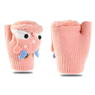 Lastele Talvekindad Jõulumultika Põdra Flip Poole Sõrmega Labakindad Tüdrukutele Poistele Lastele Soe plüüsi voodriga sõrmedeta kinnas