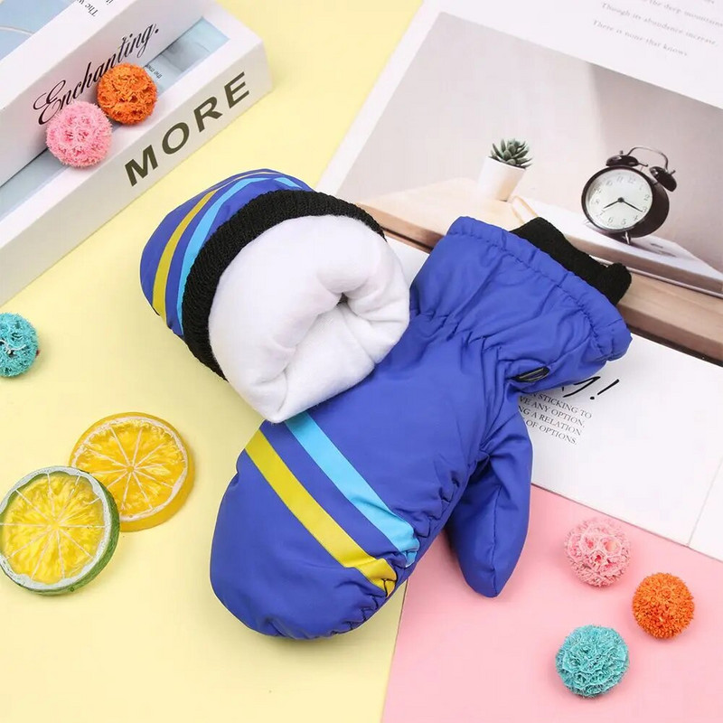 Παιδικά γάντια χειμερινού σκι Χαριτωμένα ζεστά γάντια κινουμένων σχεδίων Αντιολισθητικά αντιανεμικά αδιάβροχα αθλητικά γάντια εξωτερικού χώρου για παιδιά αγόρια κορίτσια