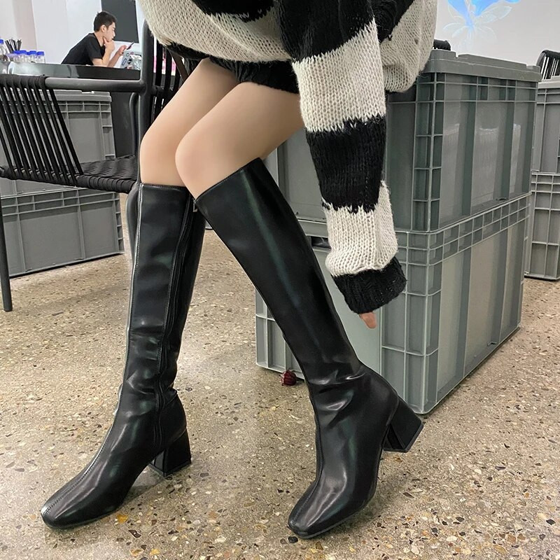 Παπούτσια Μόδα Μπότες Γυναικεία Χαμηλά Τακούνια Μποτάκια Στρογγυλά Μποτάκια Γυναικείες Μπότες-γυναικεία Πανκ Καουτσούκ Ψηλοτάκουνα Γυναικεία Φθινοπωρινά