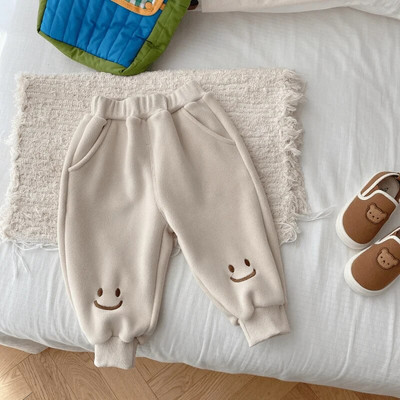 Nou-născut Bebeluș Fată Băiat Pantaloni de lână iarnă Sugar copil copil mic Pantalon talie mijlocie ocazional cald și gros Haine pentru bebeluși 9M-5Y