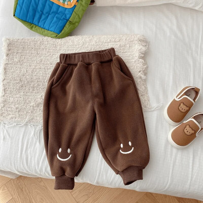 Nou-născut Bebeluș Fată Băiat Pantaloni de lână iarnă Sugar copil copil mic Pantalon talie mijlocie ocazional cald și gros Haine pentru bebeluși 9M-5Y