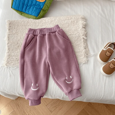 Nou-născut Bebeluș Fată Băiat Pantaloni de lână iarnă Sugar copil copil mic Pantalon talie mijlocie ocazional cald și gros Haine pentru bebeluși 9M-5Y