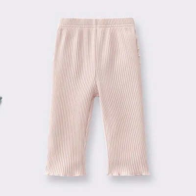 Toddler Baby Girl Casual Παντελόνι Newborn Baby Girls Παντελόνι Βαμβακερό μονόχρωμο Βρεφικό κοριτσίστικο κολάν για την άνοιξη φθινόπωρο