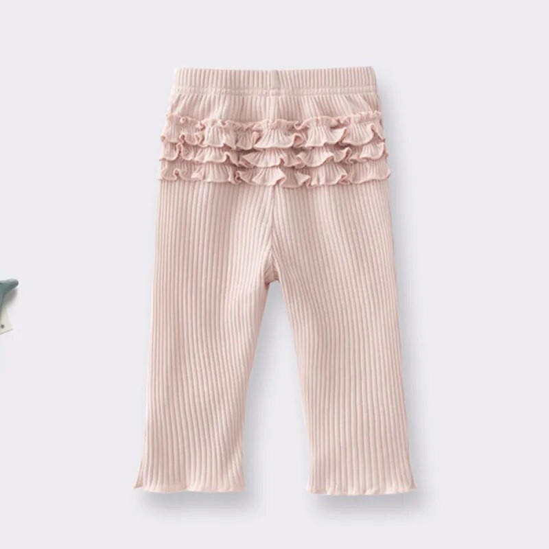 Toddler Baby Girl Casual Παντελόνι Newborn Baby Girls Παντελόνι Βαμβακερό μονόχρωμο Βρεφικό κοριτσίστικο κολάν για την άνοιξη φθινόπωρο