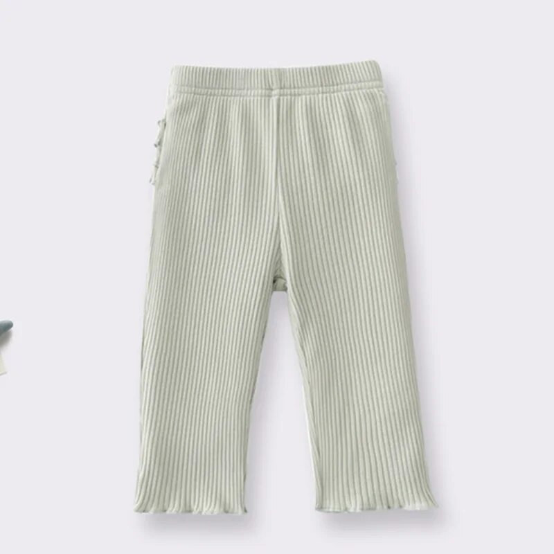 Toddler Baby Girl Casual Παντελόνι Newborn Baby Girls Παντελόνι Βαμβακερό μονόχρωμο Βρεφικό κοριτσίστικο κολάν για την άνοιξη φθινόπωρο