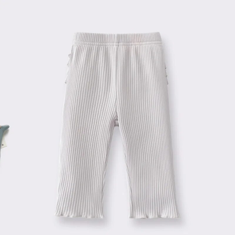 Toddler Baby Girl Casual Παντελόνι Newborn Baby Girls Παντελόνι Βαμβακερό μονόχρωμο Βρεφικό κοριτσίστικο κολάν για την άνοιξη φθινόπωρο