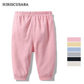 Toamnă, primăvară, pantaloni pentru bebeluși, 100% bumbac, moale, comozi, băieți, fete, ocazional, pantaloni lungi, din bumbac organic, pentru copii mici