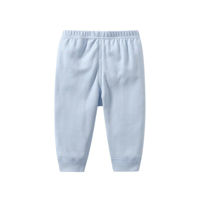 Sügiskevadised beebipüksid 100% puuvillane pehme, mugavad poiste tüdrukute vabaaja püksid, pikad Johnsi orgaanilised puuvillased väikelaste püksid