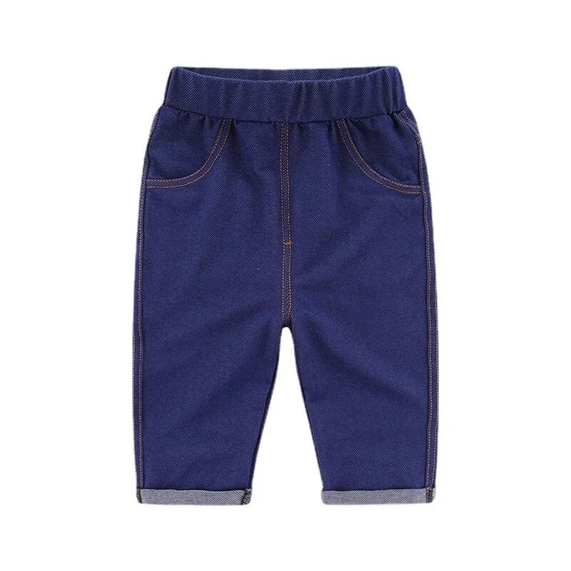 Μικρό κορίτσι Βρεφικά ρούχα για αγοράκι Βρεφικά μακρύ παντελόνι Παιδικό βαμβακερό τζιν παντελόνι casual fashion Cropped τζιν Παιδικά ρούχα