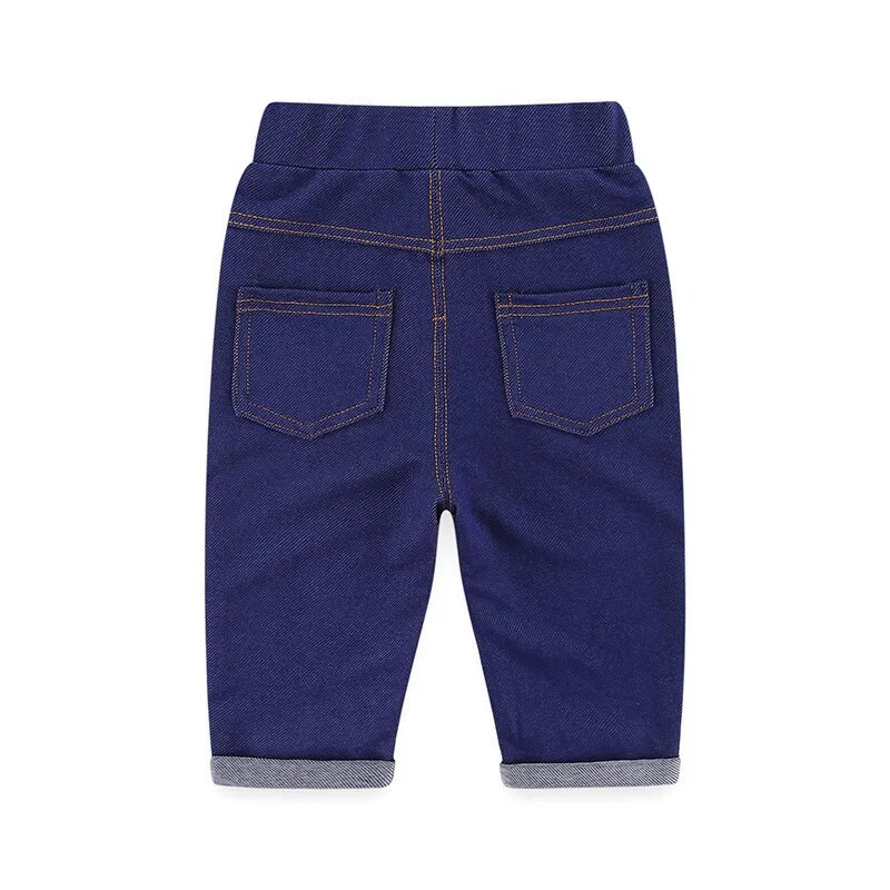 Μικρό κορίτσι Βρεφικά ρούχα για αγοράκι Βρεφικά μακρύ παντελόνι Παιδικό βαμβακερό τζιν παντελόνι casual fashion Cropped τζιν Παιδικά ρούχα
