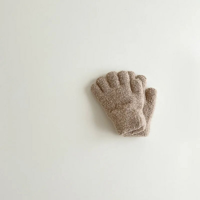 Παιδικά Χειμερινά Coral Fleece Ζεστά γάντια Thicken Kids Baby βελούδινα γούνινα γούνινα γάντια κορίτσια Φθινοπωρινό θερμαντήρα χεριών για 3-6 χρόνια