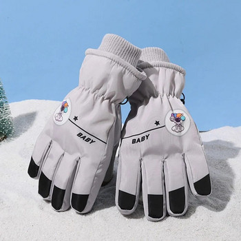 Snow Snowboard Παιδικά γάντια σκι Αδιάβροχα Thicken Παιδικά Γάντια Ποδηλασίας Χειμώνα Ζεστά αντιανεμικά αθλητικά γάντια εξωτερικού χώρου