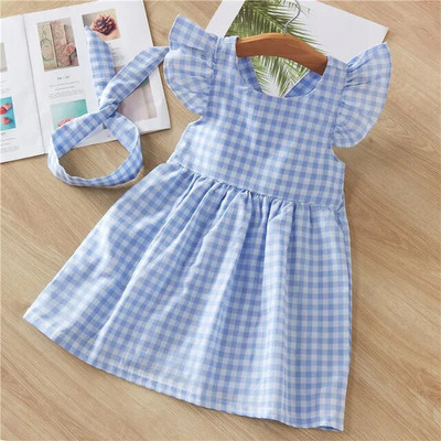 Rochie de vară din bumbac pentru bebeluși 2023, la modă frumoasă, rochii de prințesă pentru sugari, linie A, haine moale pentru copii, rochie pentru copii