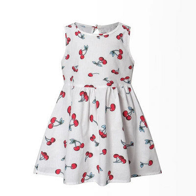 Rochie de vară din bumbac pentru bebeluși 2023, la modă frumoasă, rochii de prințesă pentru sugari, linie A, haine moale pentru copii, rochie pentru copii