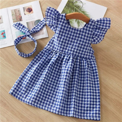Rochie de vară din bumbac pentru bebeluși 2023, la modă frumoasă, rochii de prințesă pentru sugari, linie A, haine moale pentru copii, rochie pentru copii