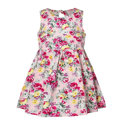 Rochie de vară din bumbac pentru bebeluși 2023, la modă frumoasă, rochii de prințesă pentru sugari, linie A, haine moale pentru copii, rochie pentru copii