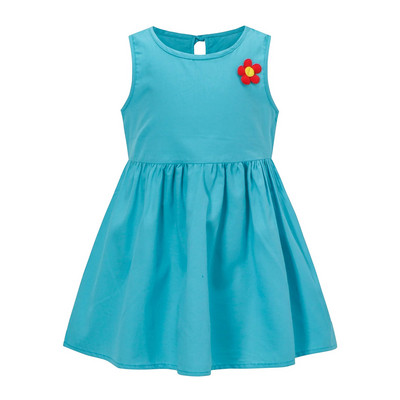 Rochie de vară din bumbac pentru bebeluși 2023, la modă frumoasă, rochii de prințesă pentru sugari, linie A, haine moale pentru copii, rochie pentru copii