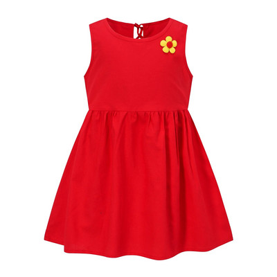 Rochie de vară din bumbac pentru bebeluși 2023, la modă frumoasă, rochii de prințesă pentru sugari, linie A, haine moale pentru copii, rochie pentru copii