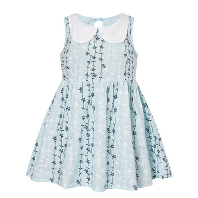 Rochie de vară din bumbac pentru bebeluși 2023, la modă frumoasă, rochii de prințesă pentru sugari, linie A, haine moale pentru copii, rochie pentru copii