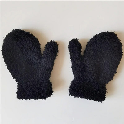Mănuși pentru copii, îngroșate și calde de pluș, pentru copii, elevi, elevi, mănuși de iarnă, din lână de coral, mănuși cu degete întregi, pentru 5-11 ani, mănuși pentru copii
