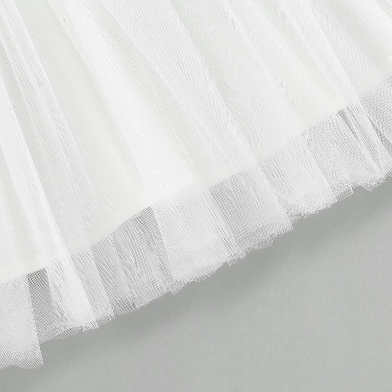 Kislány kisbaba tüll ruha, szép ujjatlan redőzött masszív nyári ruha buli szoknyás ruha gyerekeknek hercegnő keresztelő rózsaszín ruhák