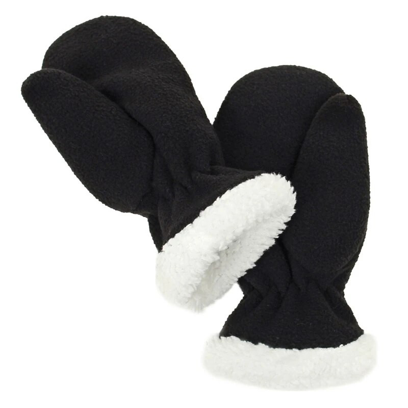 8 Χρώματα Παιδικά Βρεφικά Χειμερινά Αντιανεμικά Λούτρινα Γάντια Αγόρια Κορίτσια Αφράτο Fleece Χοντρό γάντια για 2 3 4 5 6 7 8 χρονών