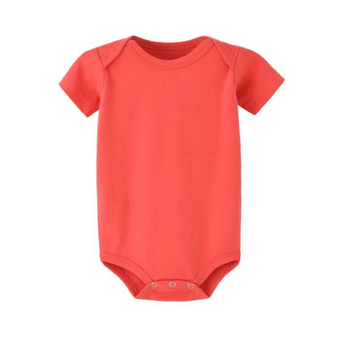 Salopete pentru nou-născut pentru bebeluși, bumbac organic, pijama clasică pentru sugari, culoare uni, salopetă moale cu mânecă scurtă, vară 13 culori