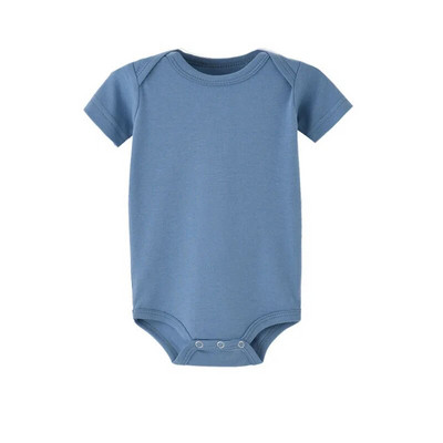Salopete pentru nou-născut pentru bebeluși, bumbac organic, pijama clasică pentru sugari, culoare uni, salopetă moale cu mânecă scurtă, vară 13 culori