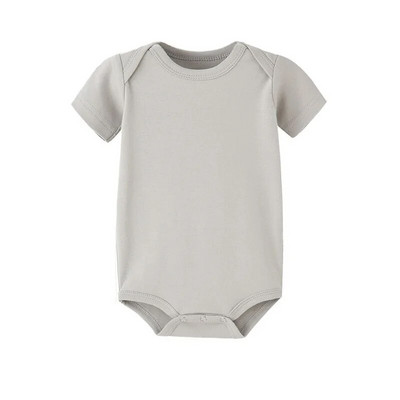 Salopete pentru nou-născut pentru bebeluși, bumbac organic, pijama clasică pentru sugari, culoare uni, salopetă moale cu mânecă scurtă, vară 13 culori