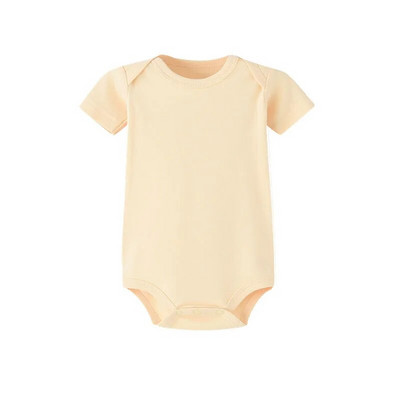 Salopete pentru nou-născut pentru bebeluși, bumbac organic, pijama clasică pentru sugari, culoare uni, salopetă moale cu mânecă scurtă, vară 13 culori