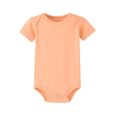 Salopete pentru nou-născut pentru bebeluși, bumbac organic, pijama clasică pentru sugari, culoare uni, salopetă moale cu mânecă scurtă, vară 13 culori