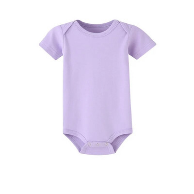 Salopete pentru nou-născut pentru bebeluși, bumbac organic, pijama clasică pentru sugari, culoare uni, salopetă moale cu mânecă scurtă, vară 13 culori