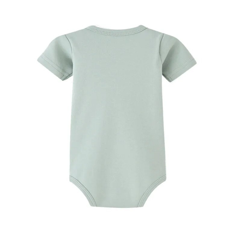 Vastsündinutele orgaanilisest puuvillast imikutele mõeldud klassikaline pitsapüksid, ühevärvilised pehmed lühikeste varrukatega kostüümid, suvine 13 värvi