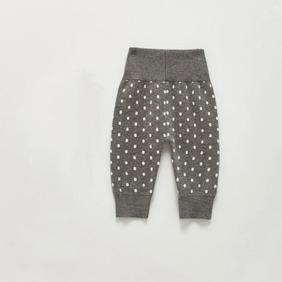 2021 Φθινόπωρο νέο Dot Print Βρεφικό παντελόνι για κορίτσια Πλεκτό κολάν Βρεφικό ψηλόμεσο παντελόνι Παιδικό βαμβακερό πουλόβερ Βρεφικό παντελόνι
