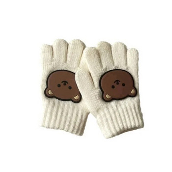 2024 Νέο γάντι μόδας για παιδιά Κορεατικά γάντια αρκούδα κινουμένων σχεδίων Kawaii για νήπιο κορίτσι Υπέροχο φθινοπωρινό χειμερινό ζεστό γάντι εξωτερικού χώρου