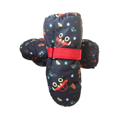 Copii Copii Mănuși de schi iarnă zăpadă Snowboard Rezistent la vânt Impermeabil Mănușă îngroșată Dinozaur din desene animate Sport în aer liber Uscare rapidă